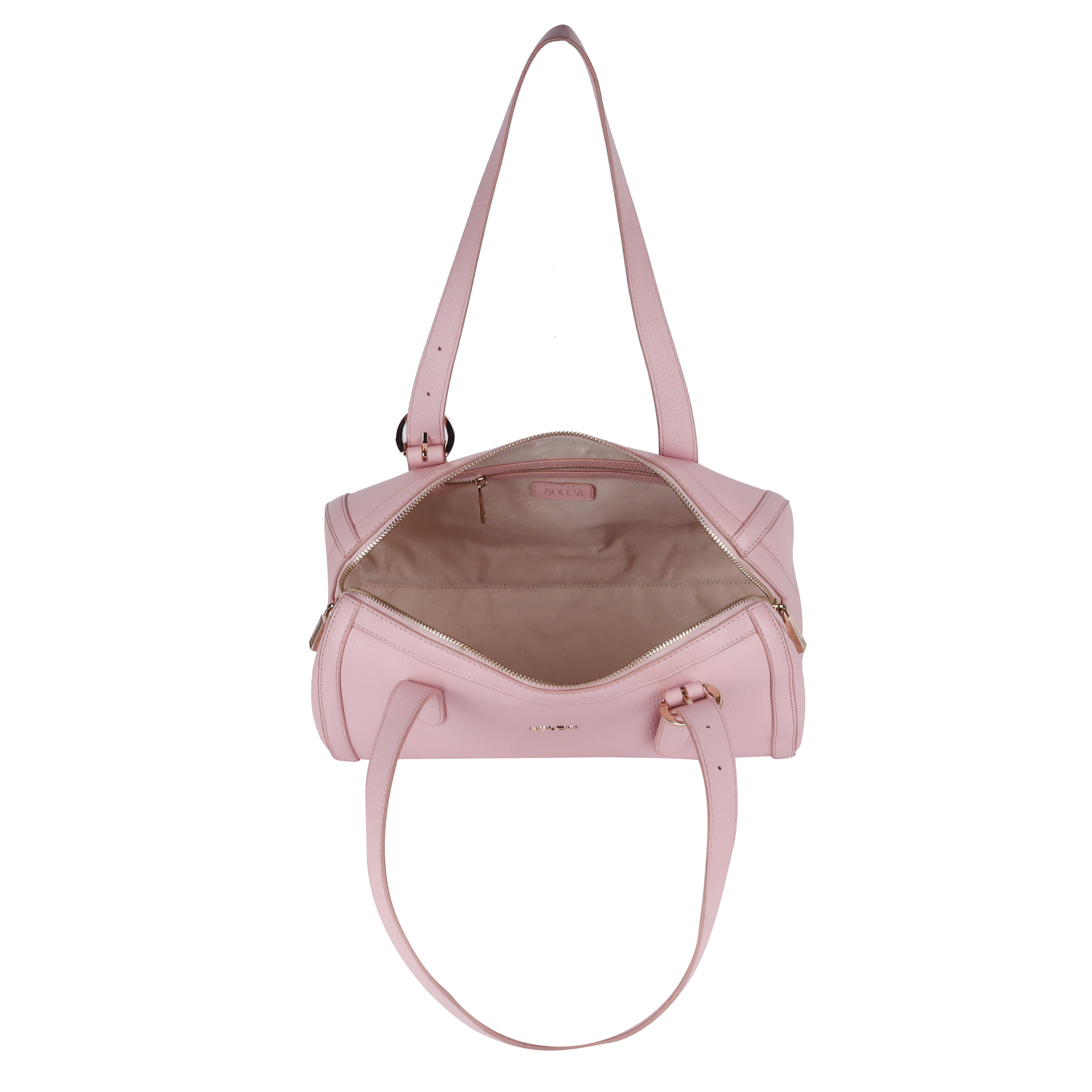 LIDWINA Genuine Leather Crossbody Bag for Women | Dusty Pink Handbag
