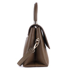 Vetra Genuine Leather Crossbody Bag for Women – Taupe Premium Leather Handbag