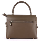 Vetra Genuine Leather Crossbody Bag for Women – Taupe Premium Leather Handbag