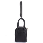 Pebble Large Premium Genuine Leather Crossbody Bag for Women in Black | Elegant Everyday Handbag with Light Gold Hardware