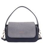 Contessa Premium Leather Round Sling Bag for Women in Blue