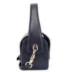 Contessa Premium Leather Round Sling Bag for Women in Blue