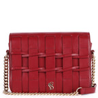 Eliza Premium Leather Crossbody Bag for Women | Maroon Genuine Leather Handbag