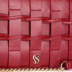 Eliza Premium Leather Crossbody Bag for Women | Maroon Genuine Leather Handbag