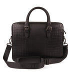 Regent Premium Leather Laptop Bag for Men – Black