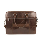 Lorenzo Premium Leather Briefcase Bag for Men – Brown