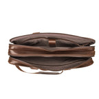 Lorenzo Premium Leather Briefcase Bag for Men – Brown