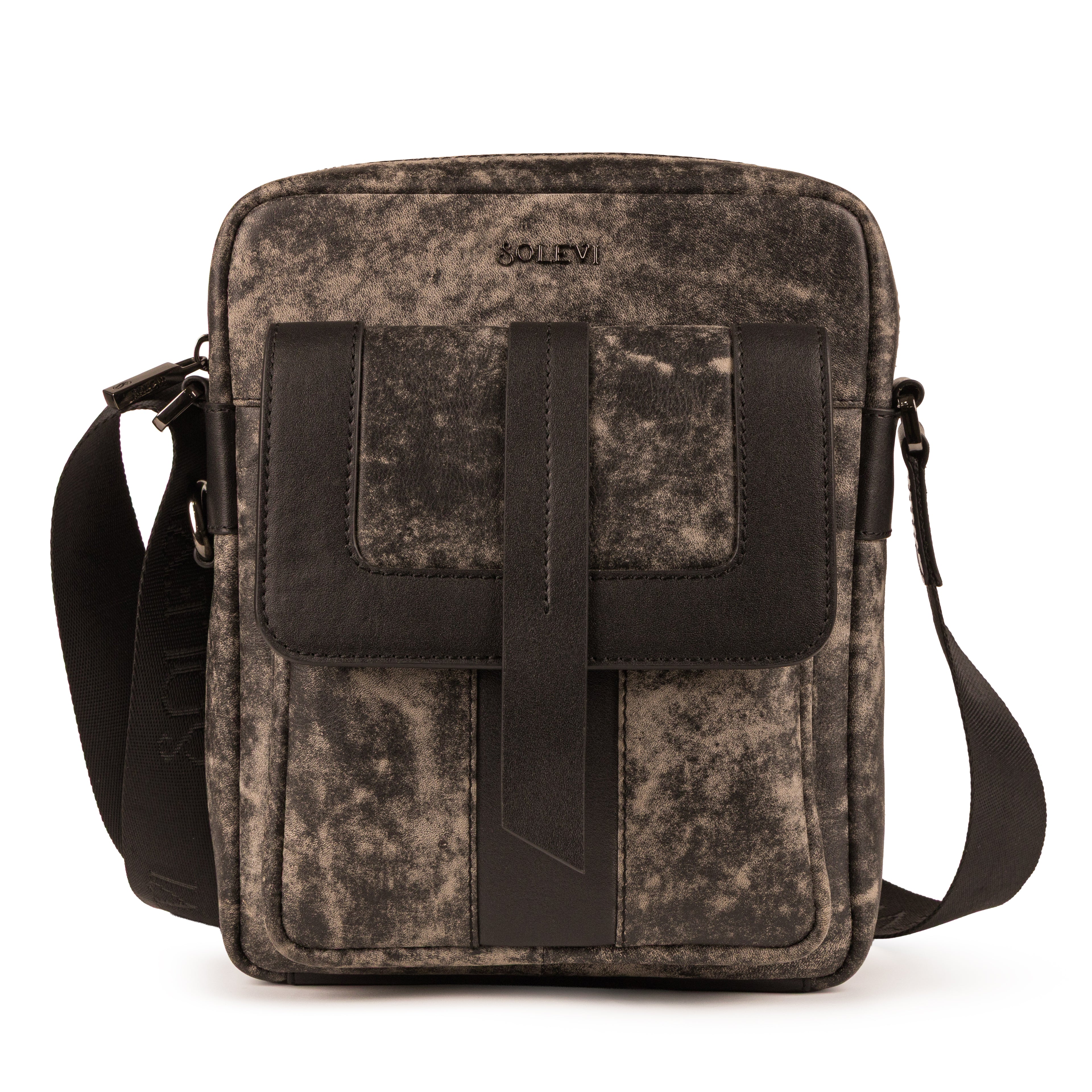 Ciro Premium Leather Messenger Bag for Men – Black