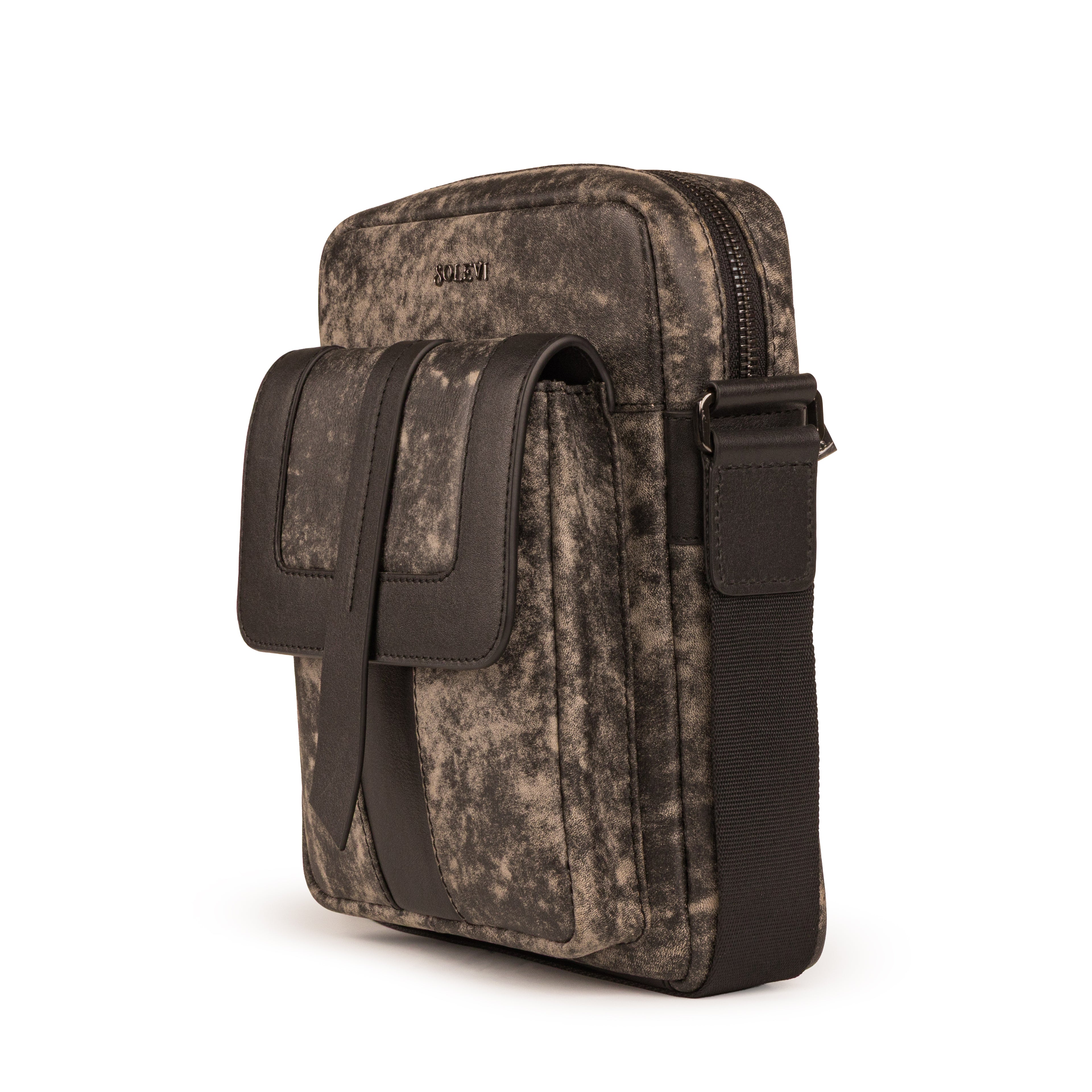 Ciro Premium Leather Messenger Bag for Men – Black